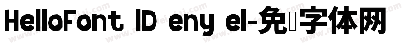 HelloFont lD eny el字体转换
